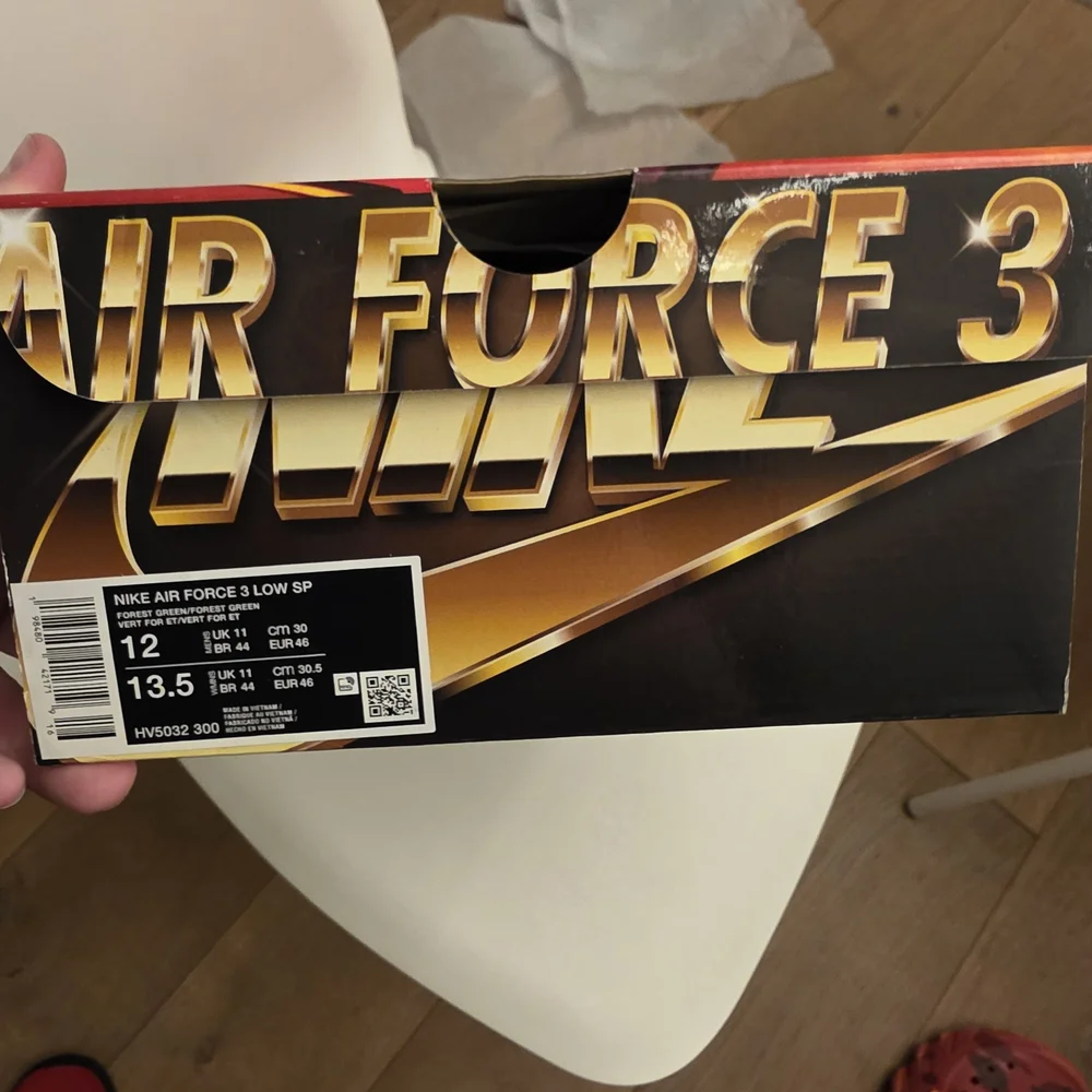 Nike: Nigo X Air Force 3 SP College Pack Forest Green.